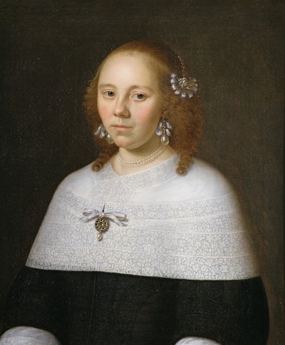 Retrato de una joven de Hoorn, 1658 de Jan Albertsz Rootius