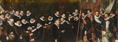 Recepción de la guardia cívica en el rango de San Sebastián por el municipio de La Haya, 1618 de Jan Anthonisz Ravesteyn van