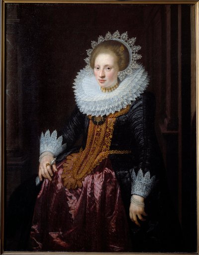 Retrato de mujer anteriormente conocido como Retrato de Madame Vrydags Van Vollenhoven de Jan Anthonisz. van Ravesteyn