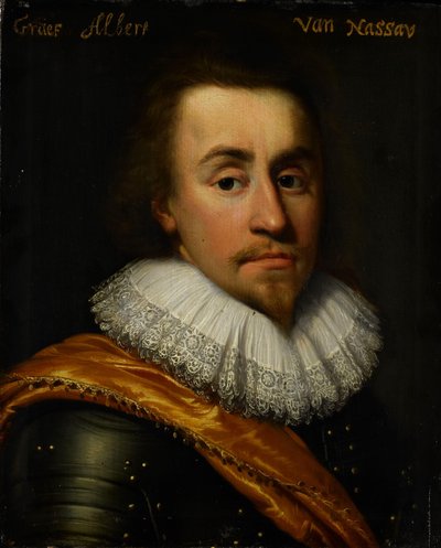 Retrato de Alberto, Conde de Nassau-Dillenburg de Jan Antonisz van Ravesteyn (workshop of)