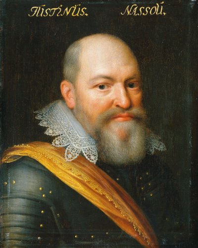 Retrato de Justinus van Nassau, hijo ilegítimo del príncipe Guillermo I y Eva Elinx de Jan Antonisz van Ravesteyn (workshop of)