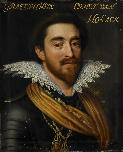 Retrato de Philipp Ernst, Conde de Hohenlohe zu Langenburg de Jan Antonisz van Ravesteyn (workshop of)