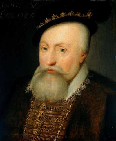 Retrato de Robert Dudley, Conde de Leicester de Jan Antonisz van Ravesteyn (workshop of)