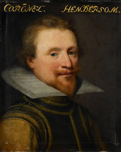 Retrato de Sir Robert Henderson de Tunnegask, Coronel de la Guardia Escocesa de Jan Antonisz van Ravesteyn (workshop of)