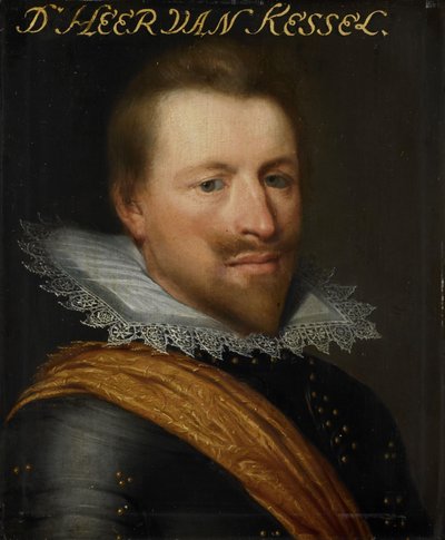 Retrato de Willem Adriaen, Conde van Hornes, Señor de Kessel y Westwezel, General de Artillería de Jan Antonisz van Ravesteyn (workshop of)