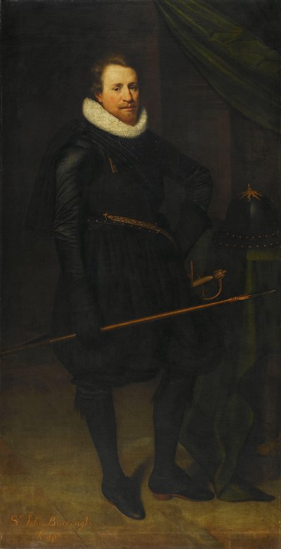 Retrato de Sir John Burroughs (1587-1627) de Jan Antonisz van Ravesteyn