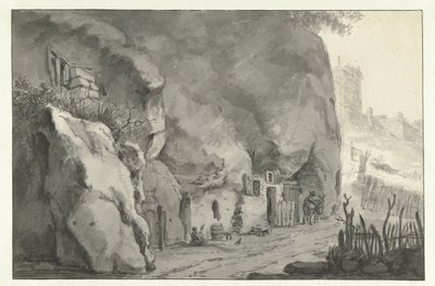 Casas de piedra en el Loira de Jan Asselijn (attributed to)