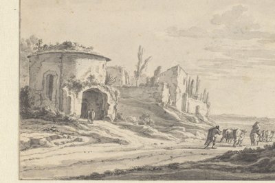 Vista de S. Teodoro en Roma de Jan Asselijn