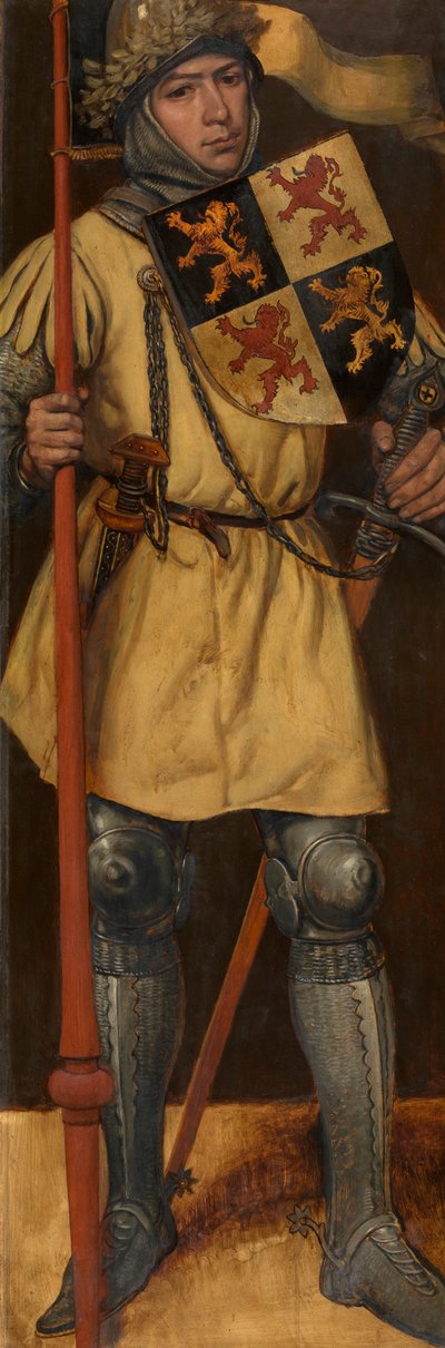 Juan I, duque de Brabante (óleo sobre tabla) de Jan August Hendrik Baron Leys