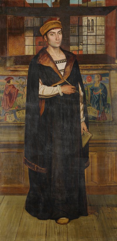 El pintor Quinten Massijs (óleo sobre lienzo) de Jan August Hendrik Baron Leys