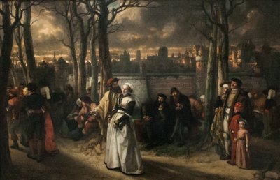 Un paseo extramuros de Jan August Hendrik Leys
