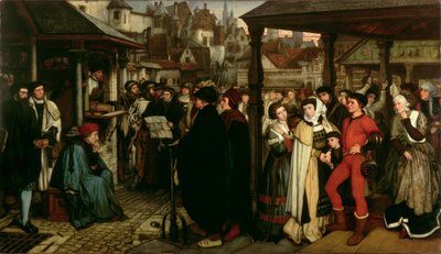 El Edicto de Carlos V, c.1861 de Jan August Hendrik Leys
