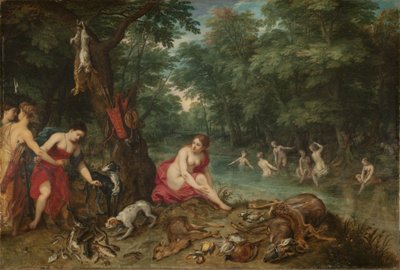 Ninfas Bañándose de Jan and Balen Hendrik van Brueghel