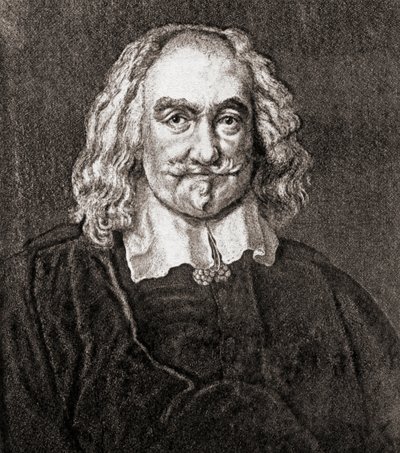 Thomas Hobbes de Malmesbury (grabado) de Jan Baptist (after) Jaspers