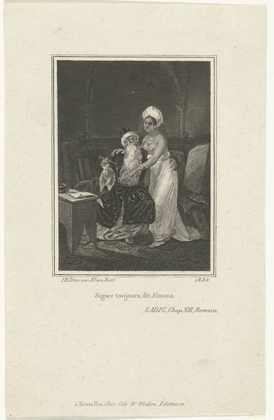 Zadig y Almona de Jan Baptist Tetar van Elven