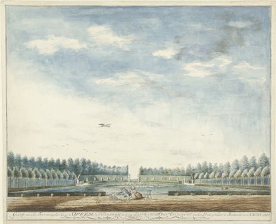El jardín de la casa Offem, cerca de Noordwijk
Vista de la terraza de la casa en OFFEM, cerca de Noordwijk (título en el objeto) de Jan Baptist van Eeckhout