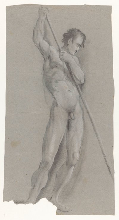 hombre desnudo con palo de Jan Brandes (possibly)
