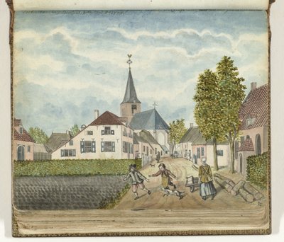El pueblo de Wehl en Cleefsland de Jan Brandes