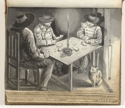 Tarde de cartas en Lochner de Jan Brandes