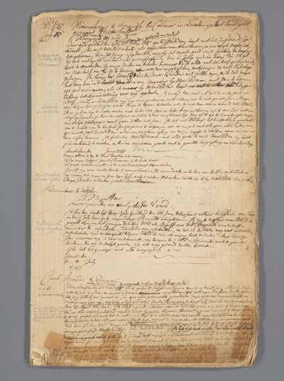 Proyecto de libro de cartas Jan Brandes (1743-1808), 1787-1790. de Jan Brandes