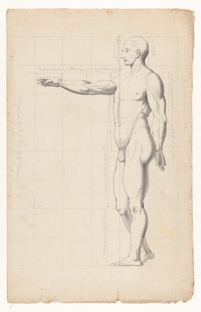 Estudios de desnudos de hombre y mujer. de Jan Brandes