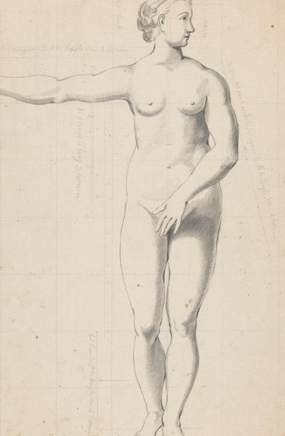 Estudios de desnudos de mujer y hombre. de Jan Brandes