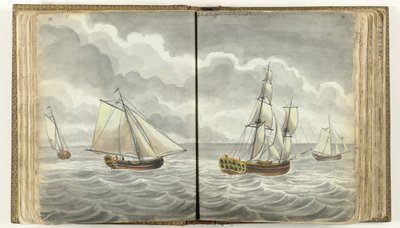 barcos en el canal de Jan Brandes