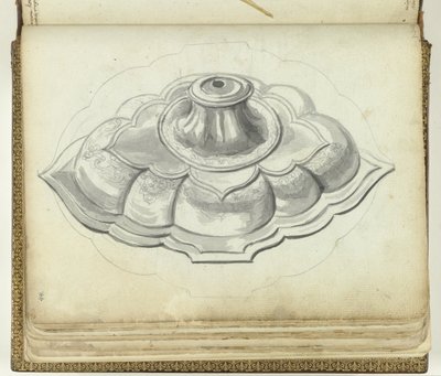 Pie de la vasija para beber del Rey de Candi de Jan Brandes