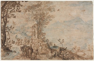 Paisaje con Viajeros de Jan Brueghel