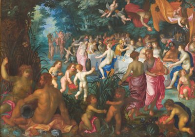 El matrimonio de Peleo y Tetis de Jan Brueghel d.Æ.
