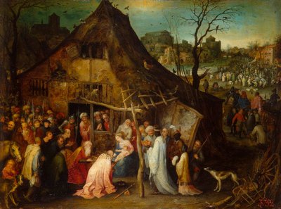 Adoración de los Magos, c. 1600 de Jan Brueghel the Elder