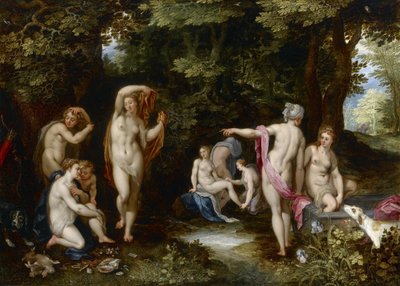 Diana y Acteón de Jan Brueghel the Elder