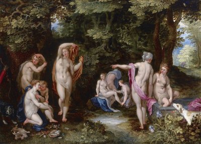 Diana y Acteón de Jan Brueghel the Elder