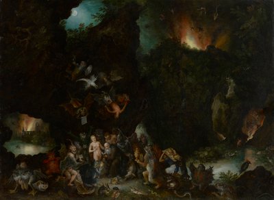 La Tentación de San Antonio de Jan Brueghel the Elder