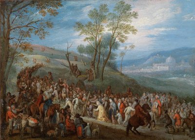 Llevar la Cruz de Jan Brueghel the Younger