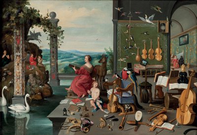 La Alegoría del Oído de Jan Brueghel the Younger