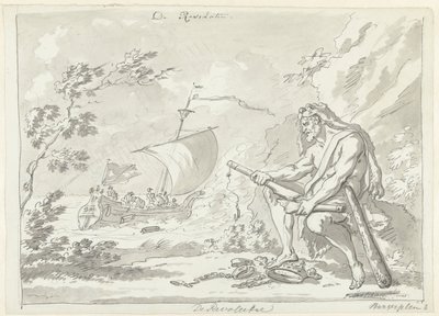 Revolución: Hércules rompe el yugo La revolución (título sobre el objeto) de Jan Bulthuis