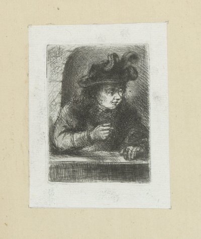 Hombre bij barandilla The Compleat Work of Etchings de John Chalon / Oeuvre Complette des Eaux Fortes par Jean Chalon (título de la serie) de Jan Chalon
