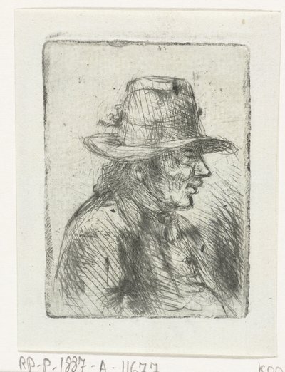hombre con sombrero de Jan Chalon