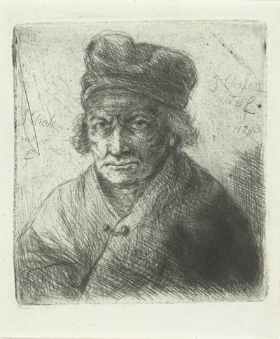 anciano con sombrero de Jan Chalon
