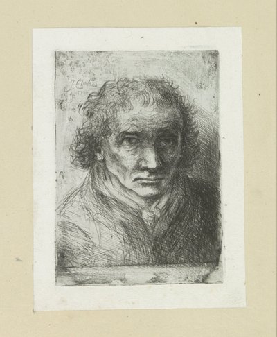Volwassen hombre pone sjaal The Compleat Work of Etchings de John Chalon / Oeuvre Complette des Eaux Fortes par Jean Chalon (título de la serie) de Jan Chalon
