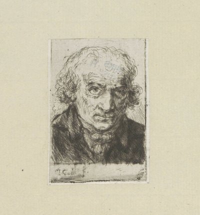 Volwassen man, naar a la derecha The Compleat Work of Etchings de John Chalon / Oeuvre Complette des Eaux Fortes par Jean Chalon (título de la serie) de Jan Chalon