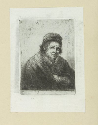 Volwassen man, naar a la derecha The Compleat Work of Etchings de John Chalon / Oeuvre Complette des Eaux Fortes par Jean Chalon (título de la serie) de Jan Chalon