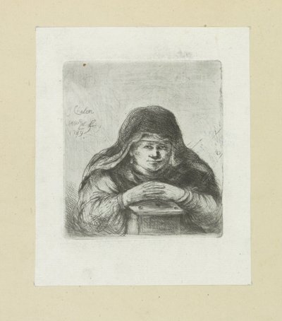 Mujer sobre una estufa The Compleat Work of Etchings de John Chalon / Oeuvre Complette des Eaux Fortes de Jean Chalon (título de la serie) de Jan Chalon
