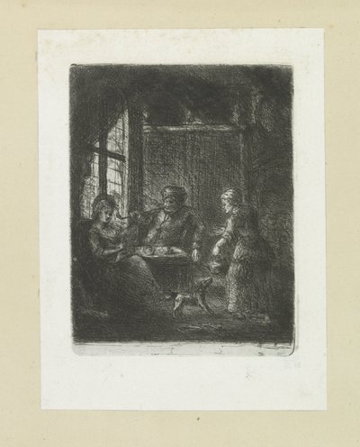 Woonkamer pone paar The Compleat Work of Etchings de John Chalon / Oeuvre Complette des Eaux Fortes par Jean Chalon (título de la serie) de Jan Chalon