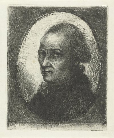 Autorretrato de Jan Chalon de Jan Chalon