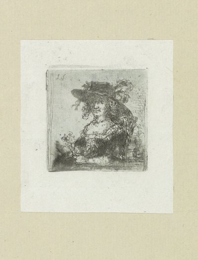 Zittende vrouw met hoed The Compleat Work of Etchings de John Chalon / Oeuvre Complette des Eaux Fortes par Jean Chalon (título de la serie) de Jan Chalon