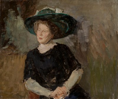 Dama con sombrero de Jan Ciągliński