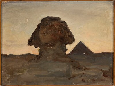 Esfinge a la luz de la luna. De un viaje a Egipto de Jan Ciągliński