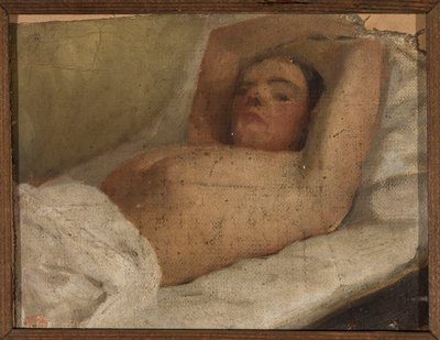 Estudio de una mujer recostada de Jan Ciągliński